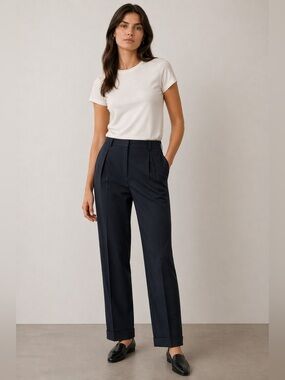 12- COS navy trouser slack size 4